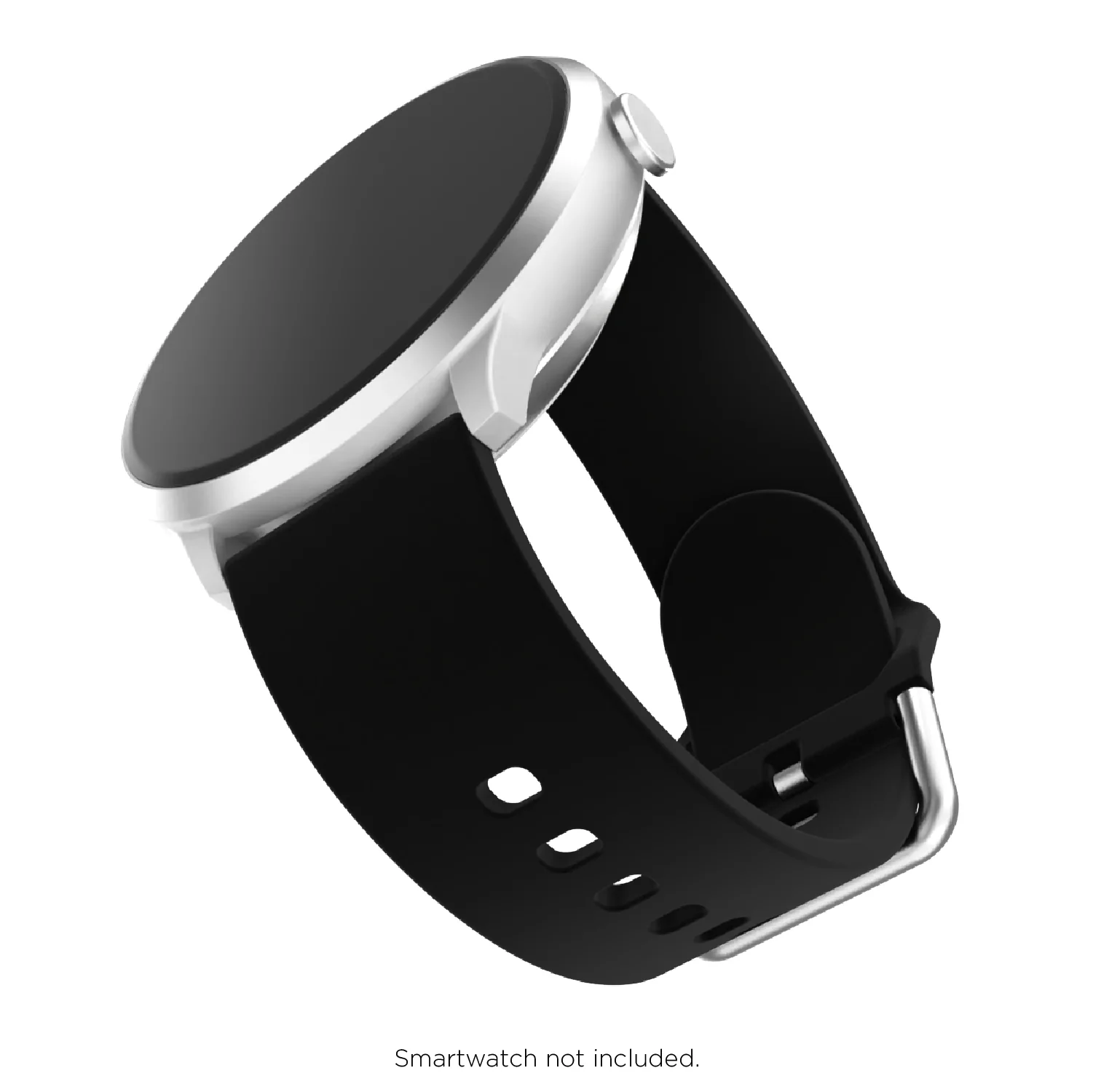 iTouch Air 3 40mm, Sport 3 & Sport Interchangeable Strap: Black Silicone - Image 3