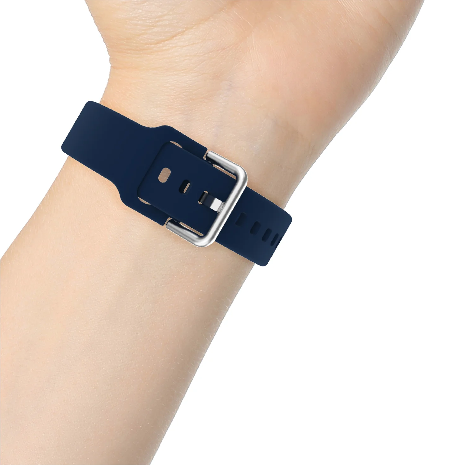 iTouch Air 3 40mm/Sport 3/Sport 4 Extra Interchangeable Strap: Blue/Black Buckle - Image 5