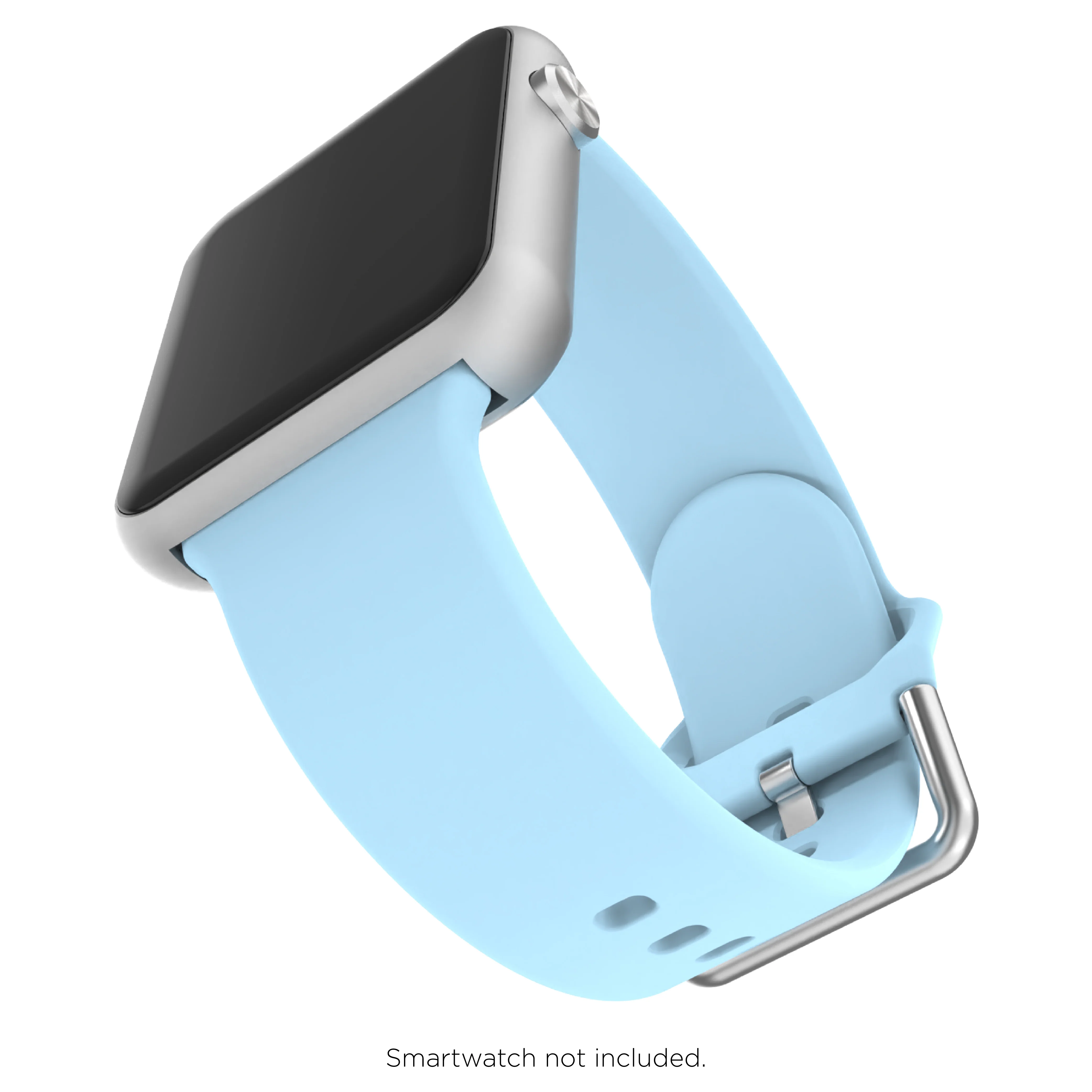 iTouch Air 4 | Jillian Michaels Edition Extra Band: Blue/Silver Silicone - Image 3