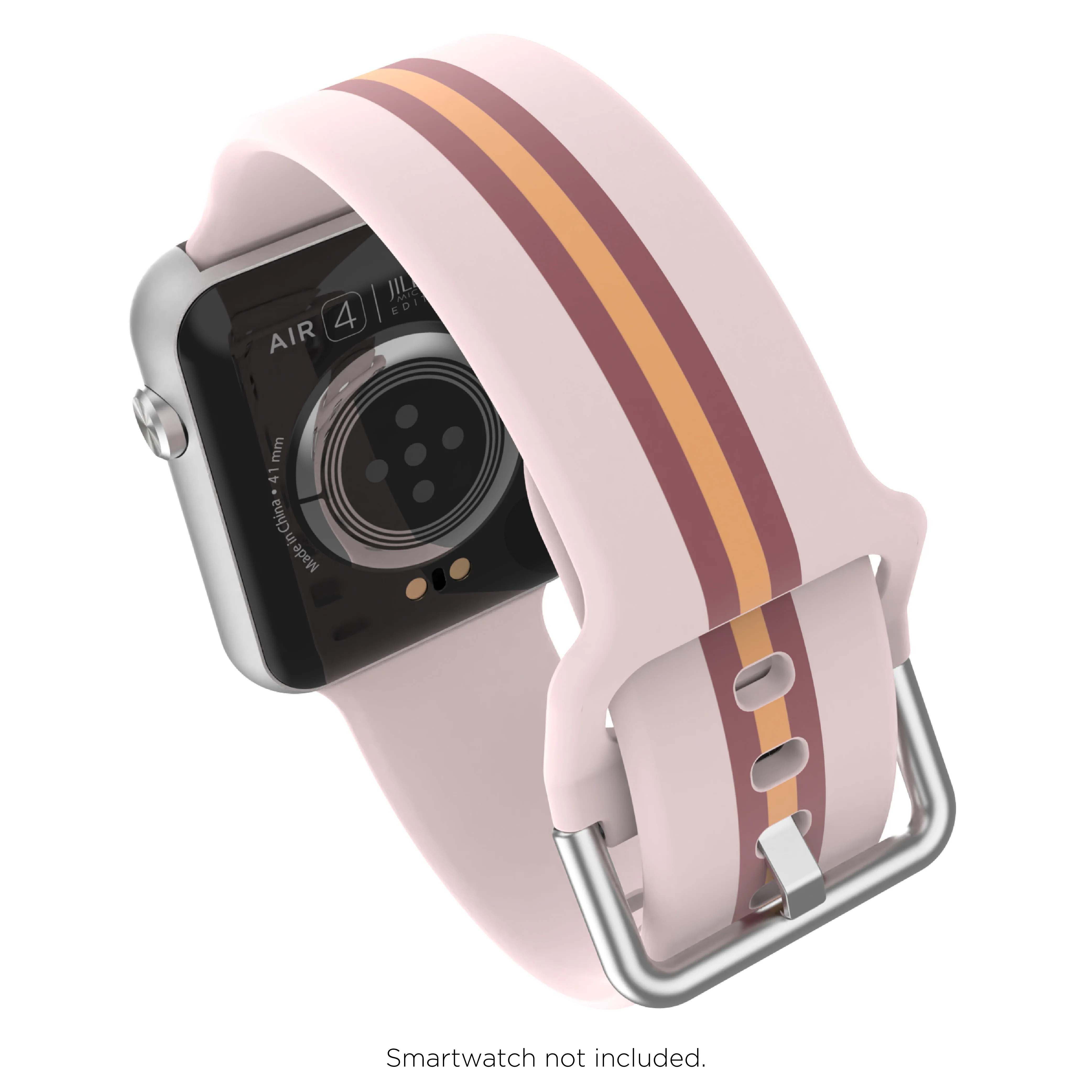 iTouch Air 4 | Jillian Michaels Edition Extra Band: Blush/Silver Silicone - Image 4