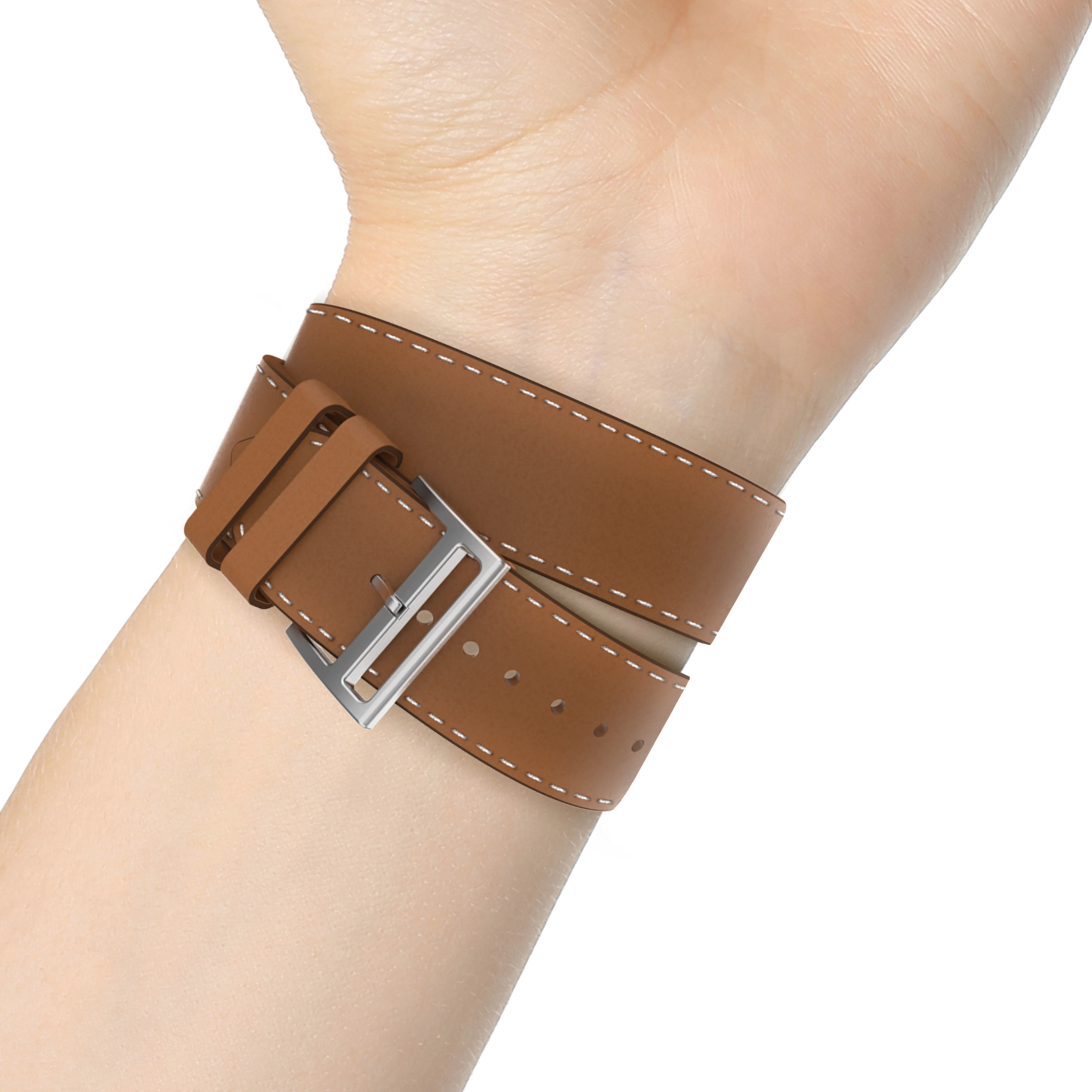iTouch Air 4 | Jillian Michaels Edition Extra Band: Brown Leather/Silver - Image 5