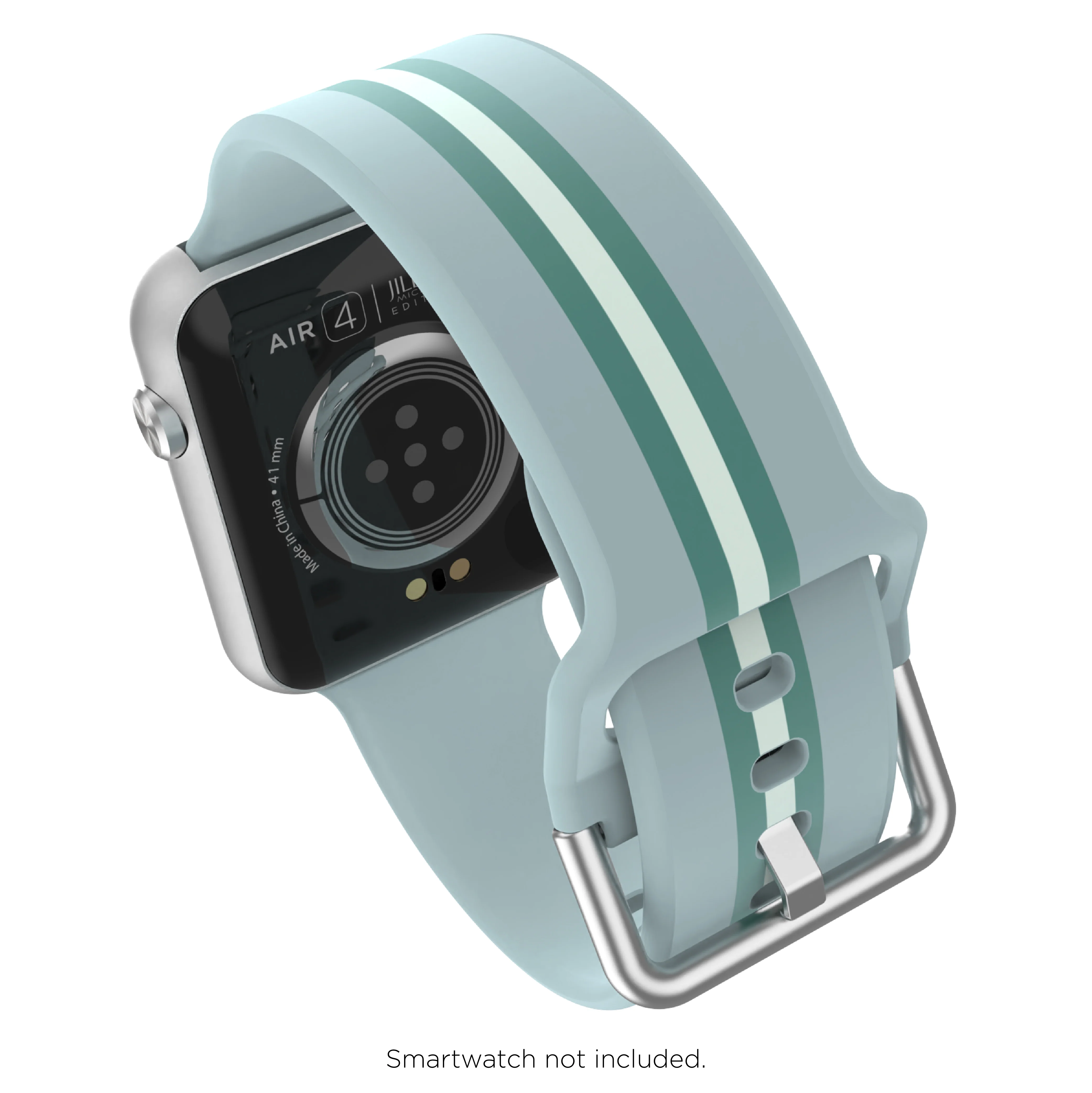 iTouch Air 4 | Jillian Michaels Edition Extra Band: Mint/Silver Silicone - Image 4