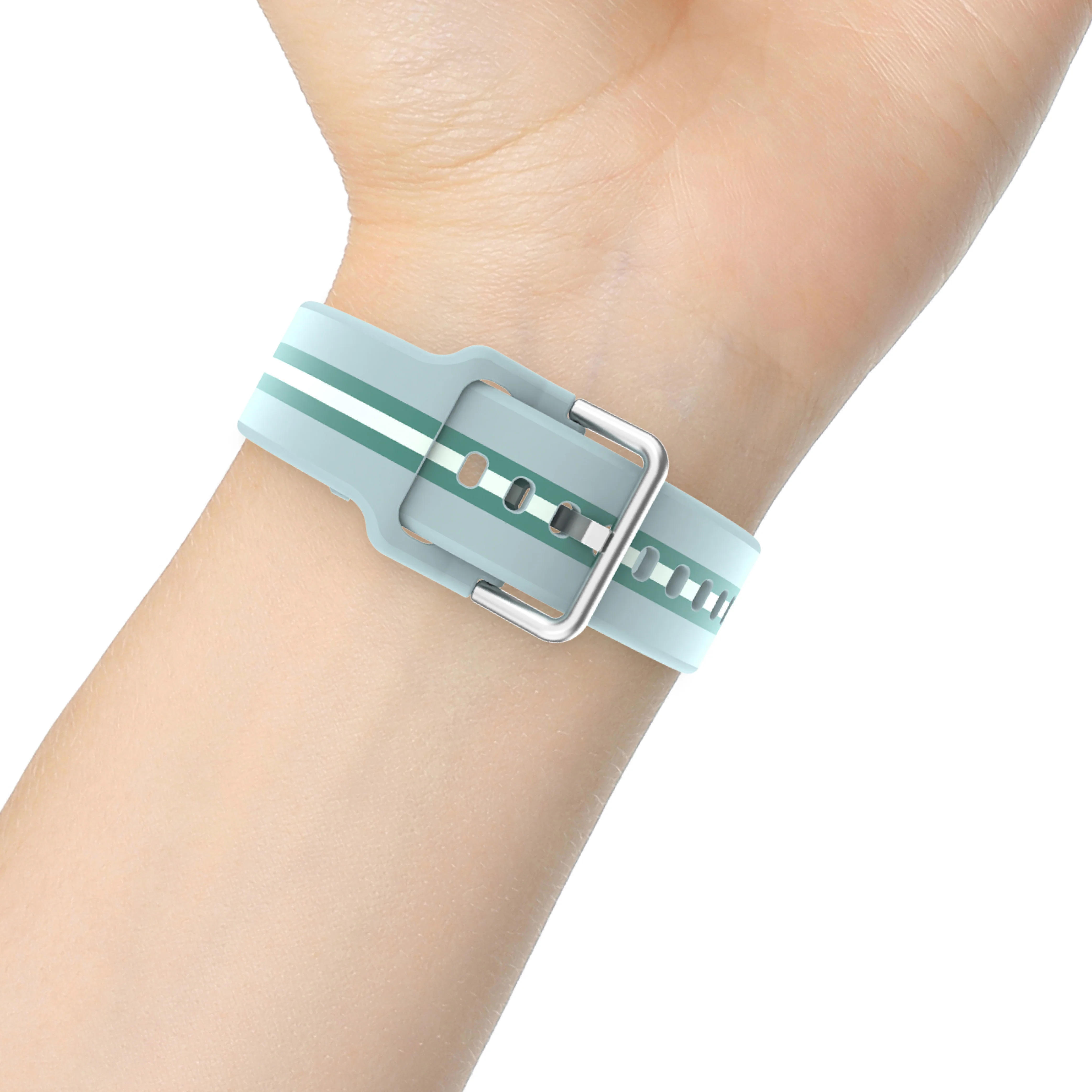 iTouch Air 4 | Jillian Michaels Edition Extra Band: Mint/Silver Silicone - Image 5