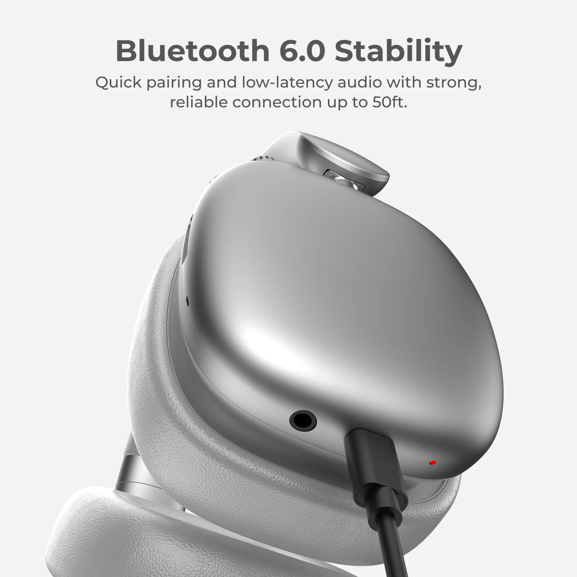 iTouch Pulse Vibe PRO Bluetooth Over the Ear Headphones - Image 4